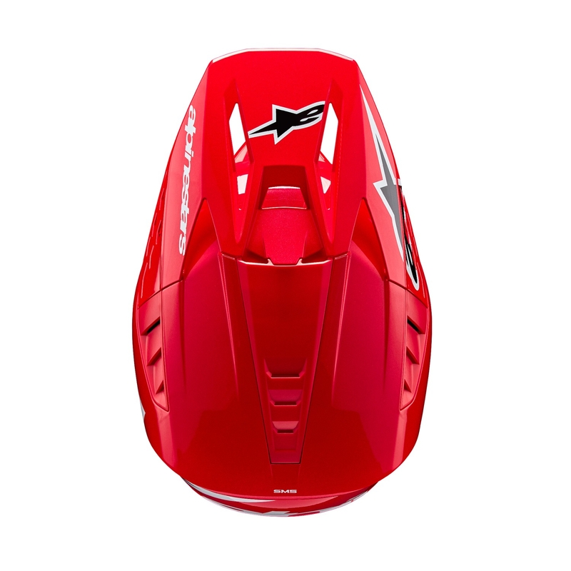 Alpinestars S-M5 Corp Motocross-Helm rot