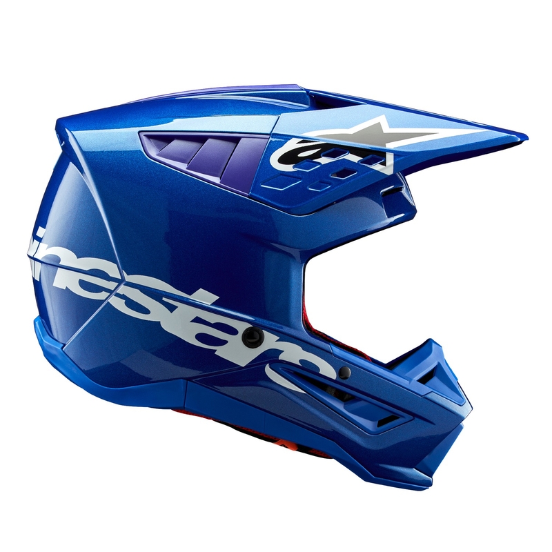 Alpinestars S-M5 Corp Motocross-Helm blau