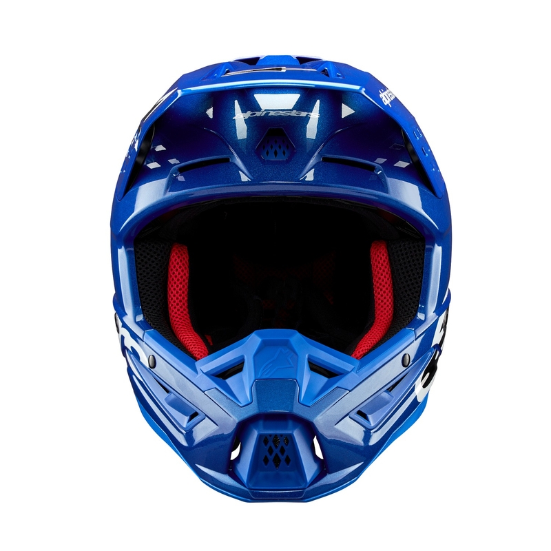 Alpinestars S-M5 Corp Motocross-Helm blau