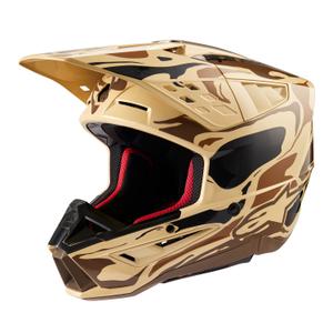 Alpinestars S-M5 Mineral Matte Dark Brown Camo Motocross Helm