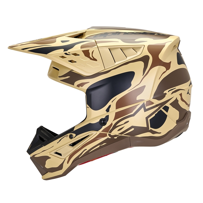 Alpinestars S-M5 Mineral Matte Dark Brown Camo Motocross Helm