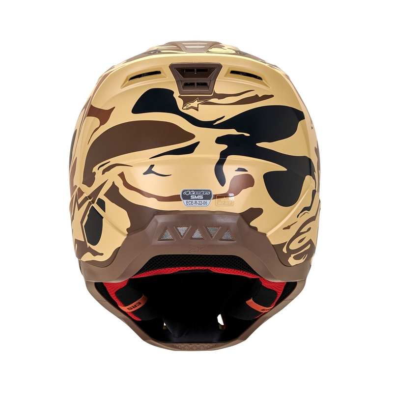 Alpinestars S-M5 Mineral Matte Dark Brown Camo Motocross Helm