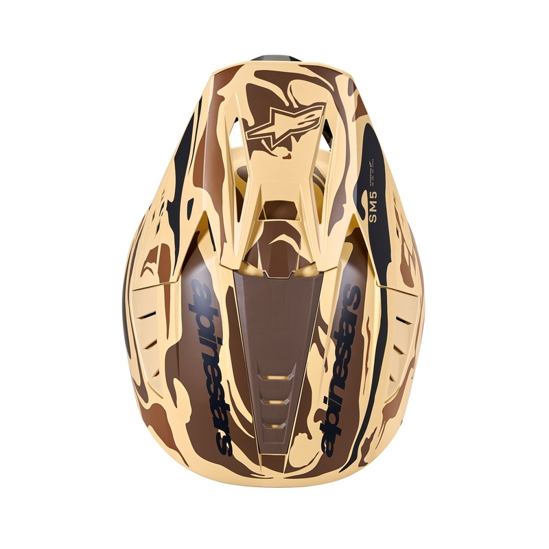 Alpinestars S-M5 Mineral Matte Dark Brown Camo Motocross Helm