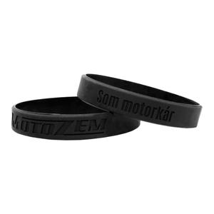 MotoZem SK Armband Ich bin ein Biker schwarz