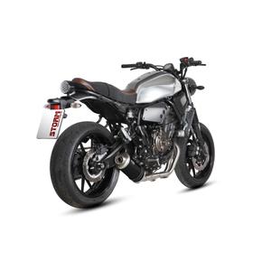 Auspuff komplett 2x1 STORM OVAL Y.053.LX1B Steel black