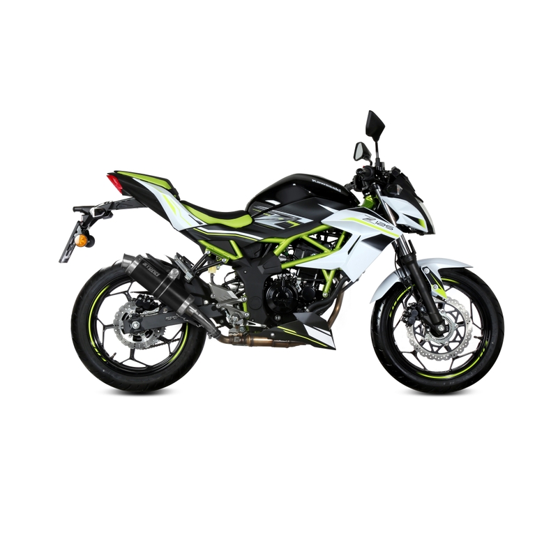Auspuffendstück STORM GP Steel black für KAWASAKI Z 125 2019-2024, KAWASAKI Ninja 125 2019-2024