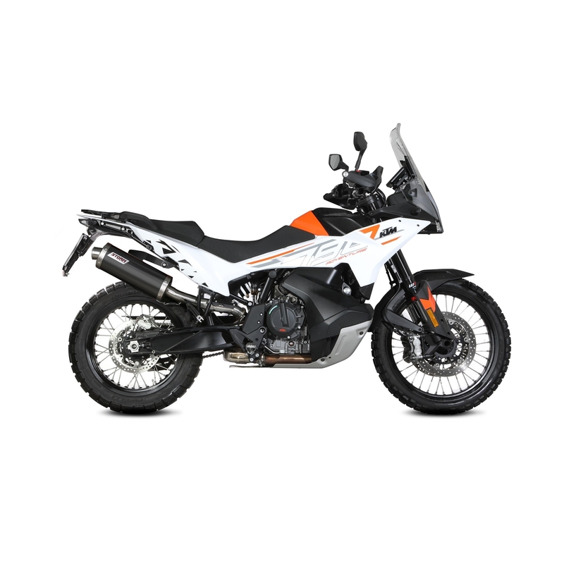 Auspuffendstück STORM OVAL Steel black