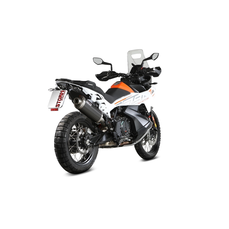 Auspuffendstück STORM OVAL Steel black