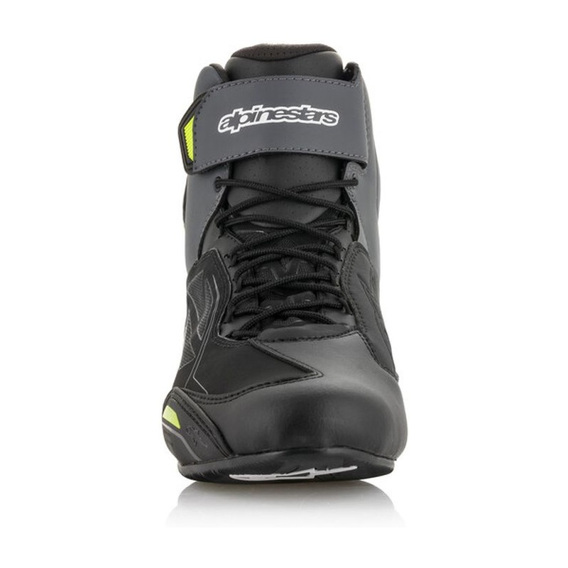 Alpinestars Faster-3 Drystar Motorradstiefel schwarz-grau-fluo gelb