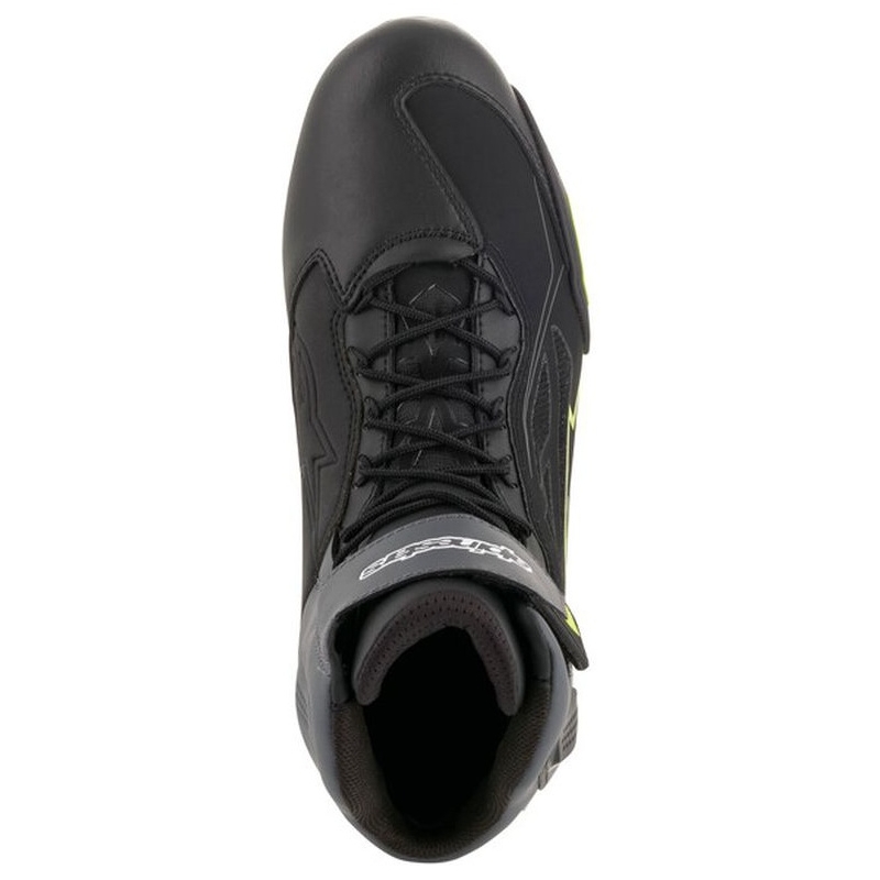 Alpinestars Faster-3 Drystar Motorradstiefel schwarz-grau-fluo gelb