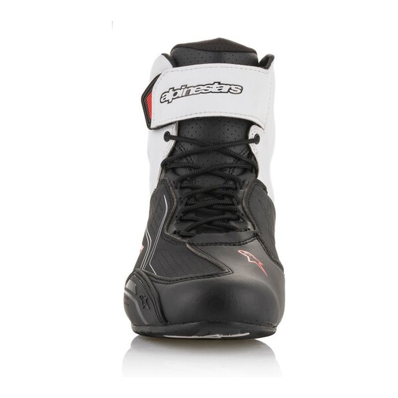 Alpinestars Faster-3 Motorradstiefel schwarz-weiß-rot