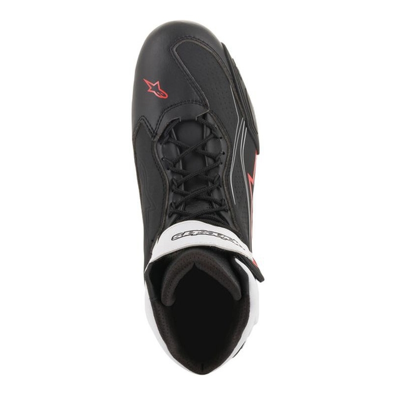 Alpinestars Faster-3 Motorradstiefel schwarz-weiß-rot