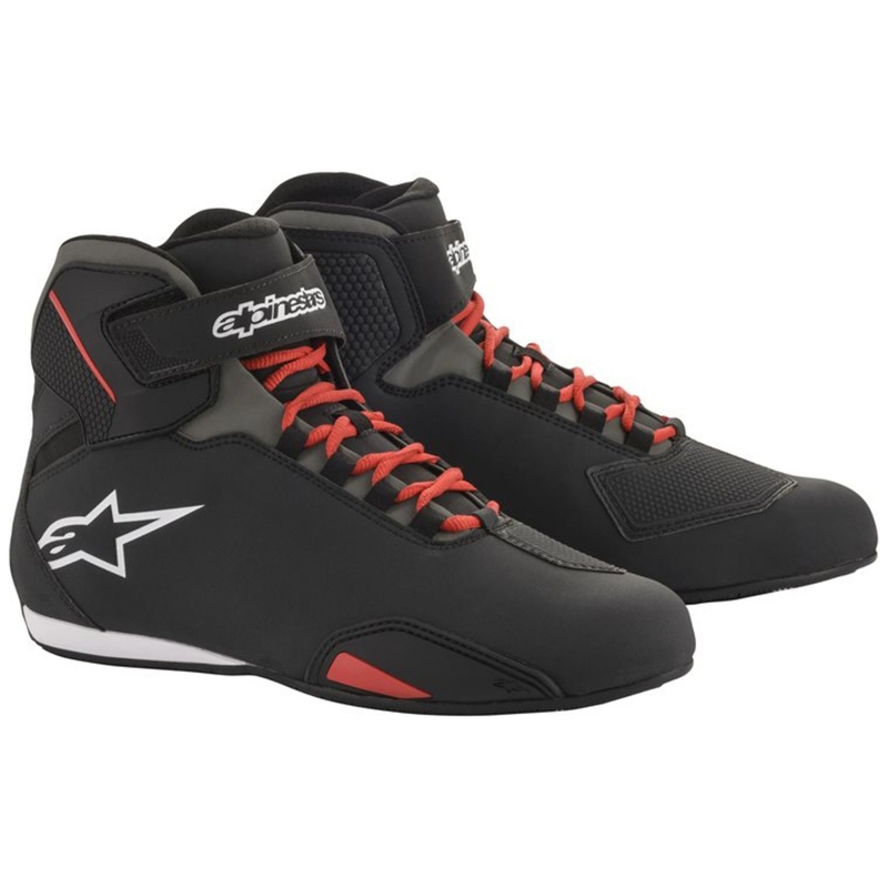 Alpinestars Sektor Motorradstiefel schwarz-rot-weiß