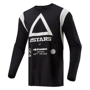 Alpinestars Techdura Motocross-Trikot schwarz