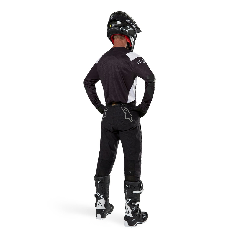 Alpinestars Techdura Motocross-Trikot schwarz