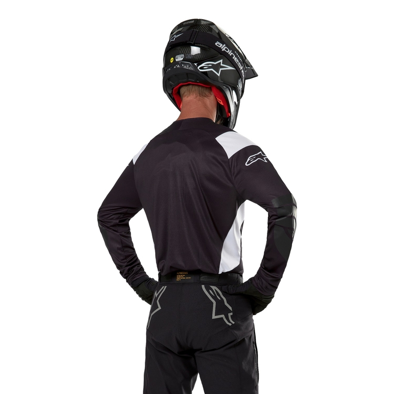 Alpinestars Techdura Motocross-Trikot schwarz