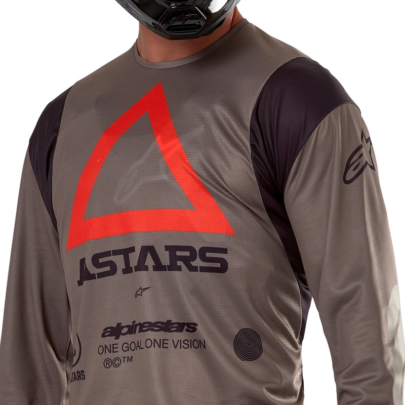 Alpinestars Techdura Motocross-Trikot braun