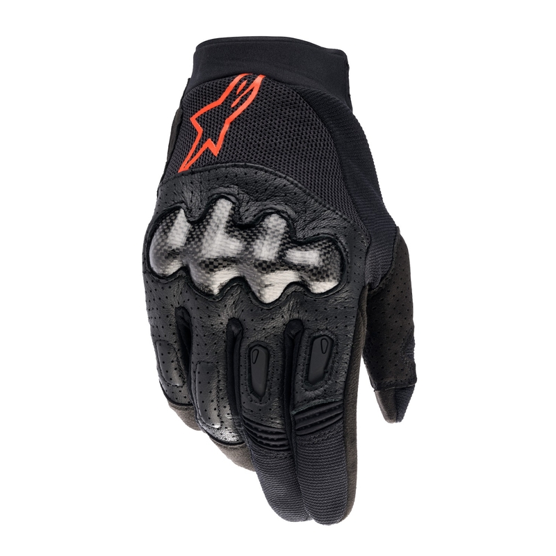 Alpinestars Megawatt 2 Motocross-Handschuhe schwarz-fluo rot