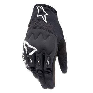 Alpinestars Techdura Motocross-Handschuhe schwarz und weiß