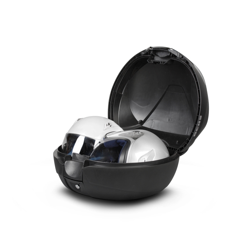 Top case with color cover SHAD SH39 Black metal