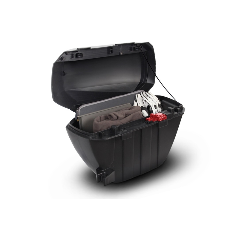Side cases with color cover SHAD SH23 weiß