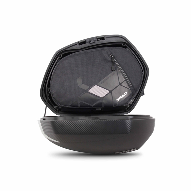 Side cases with color cover SHAD SH36 weiß (pair) with PREMIUM lock