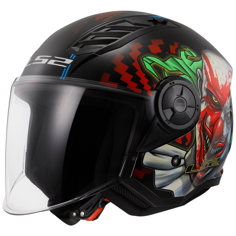 Offener Motorradhelm LS2 OF616 Airflow II Happy Dreams