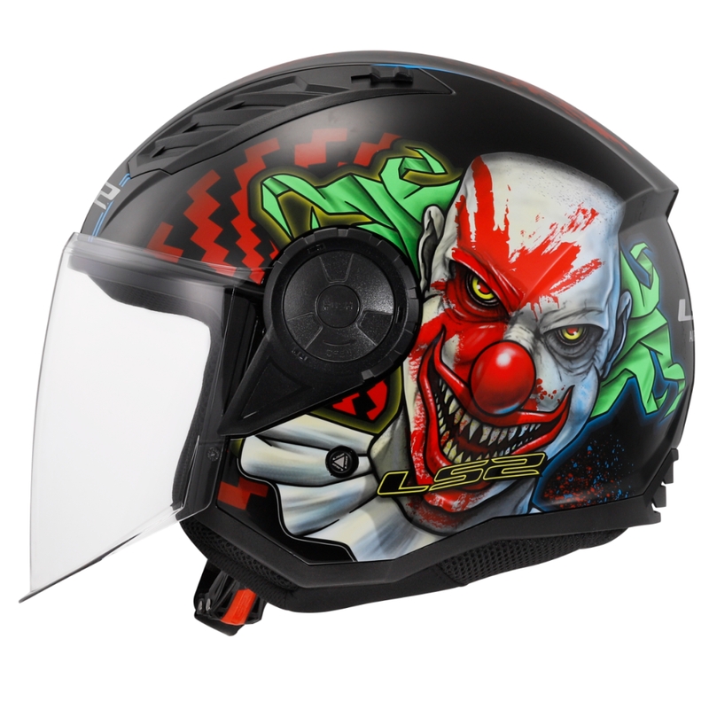 Offener Motorradhelm LS2 OF616 Airflow II Happy Dreams