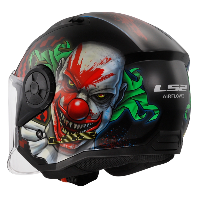 Offener Motorradhelm LS2 OF616 Airflow II Happy Dreams