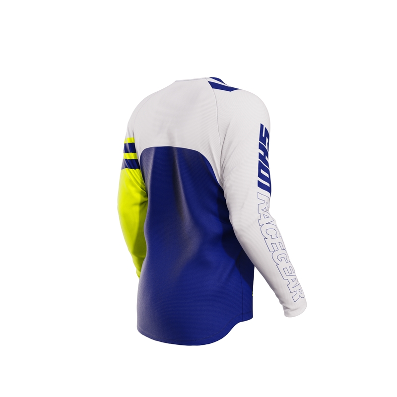 Kinder Motocross Trikot Shot Rush blau Ausverkauf