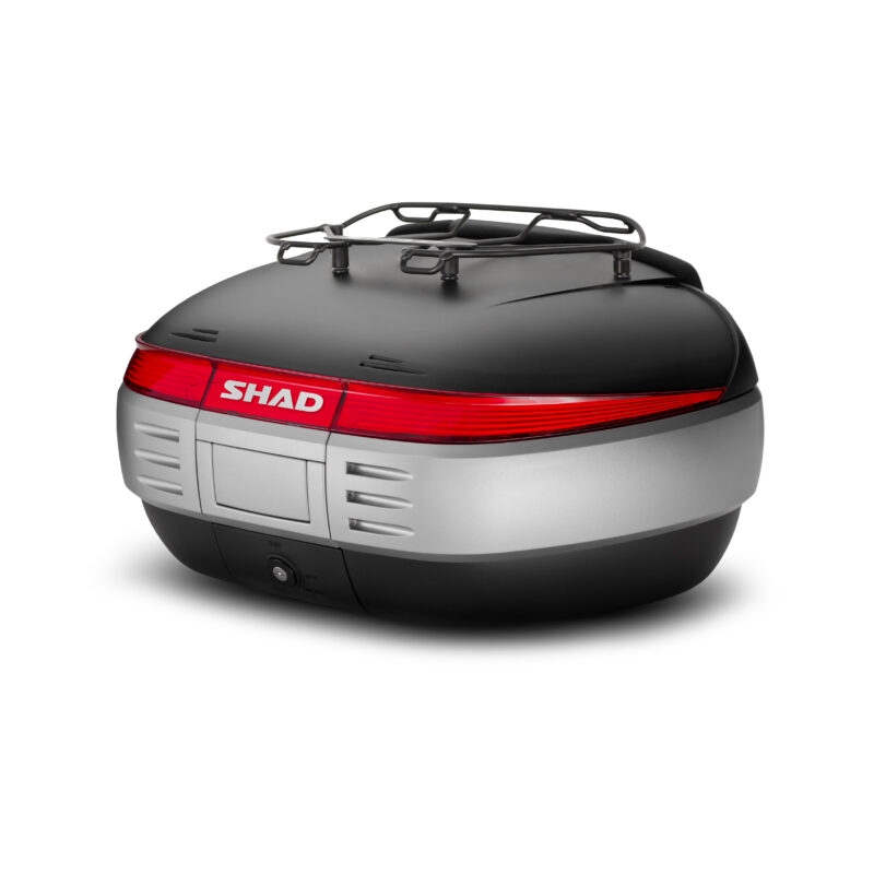 Top case with color cover SHAD SH50 silber