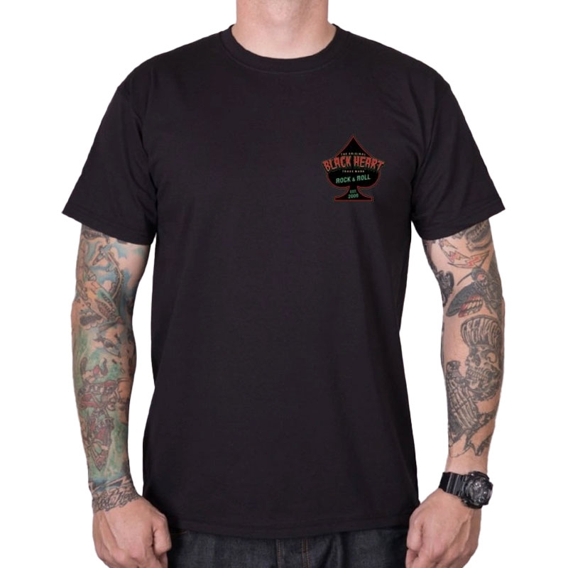 T-Shirt Black Heart Ema schwarz