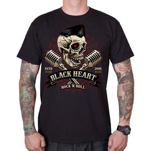 Black Heart Elvis T-Shirt schwarz
