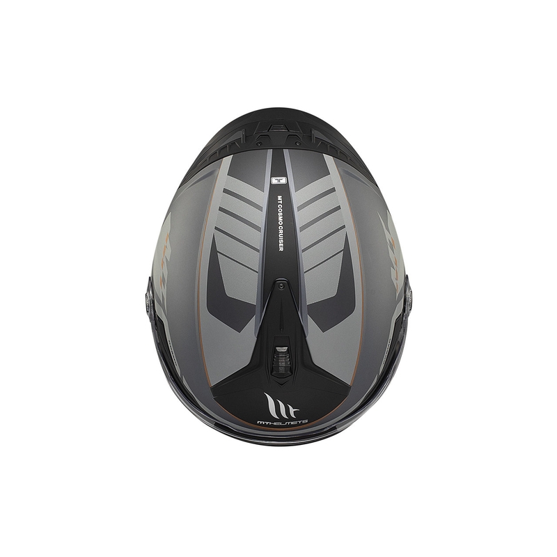 Offener Helm MT Cosmo SV Cruiser mattgrau-schwarz