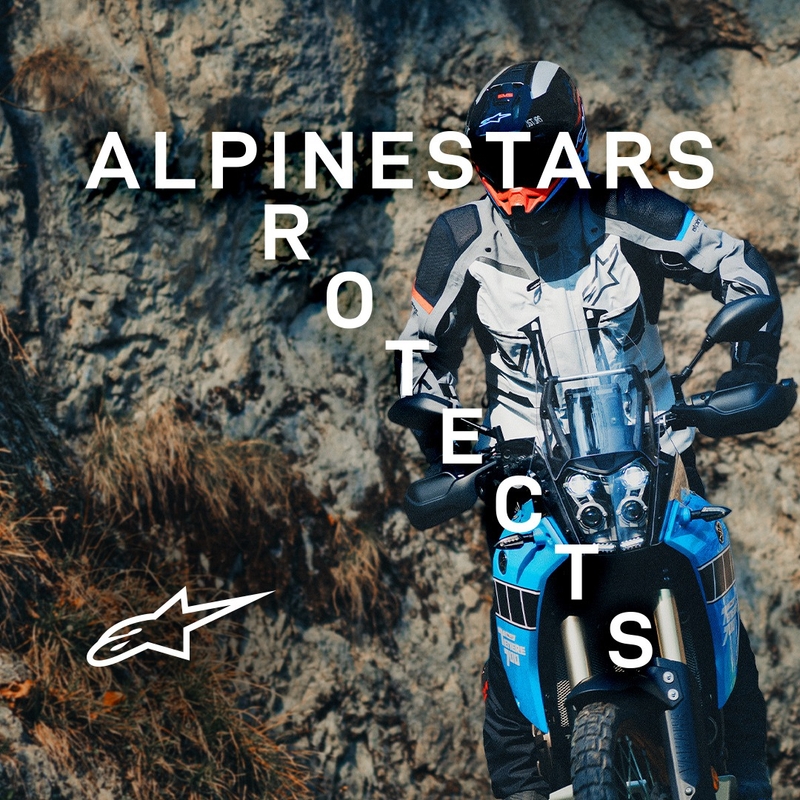 Alpinestars Boulder Gore-Tex Motorradjacke Dunkel-Hellgrau