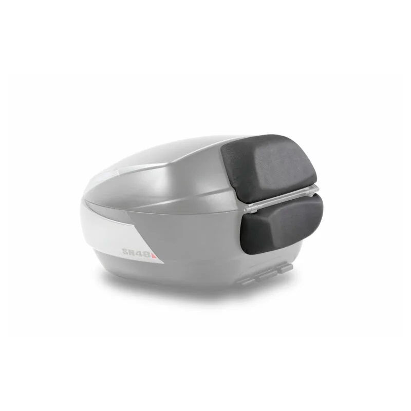 Top case SHAD SH48 New Titanium with backrest, carbon cover and PREMIUM SMART lock