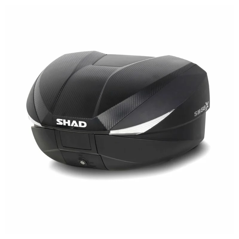 Top case with color cover SHAD SH58X Titan neu mit PREMIUM Schloss