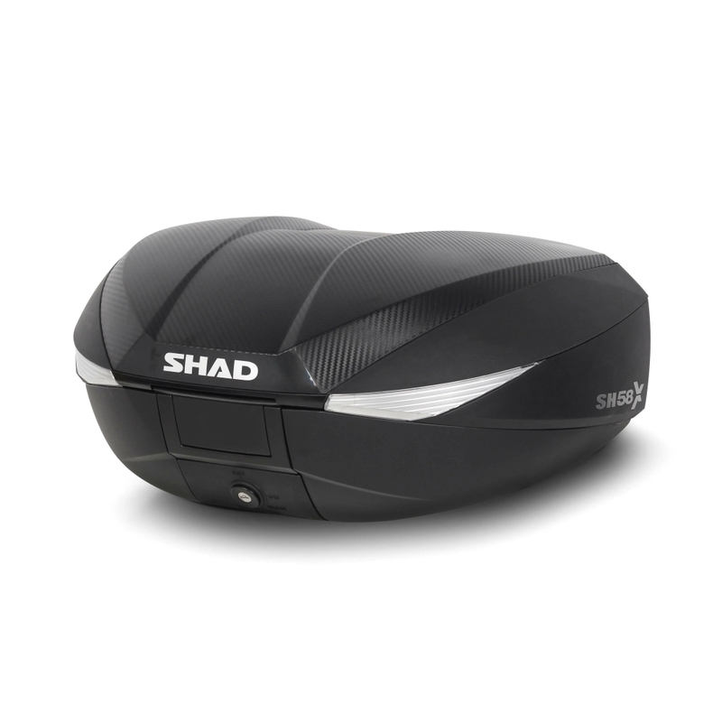 Top case with color cover SHAD SH58X Titan neu mit PREMIUM Schloss