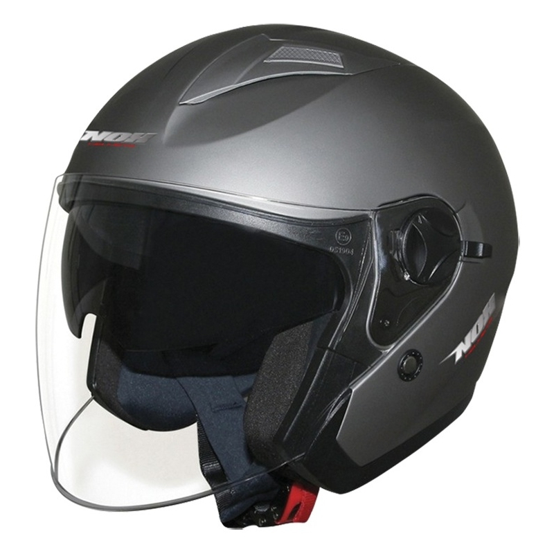 Motorradhelm offen NOX N124 Titanium matt Ausverkauf