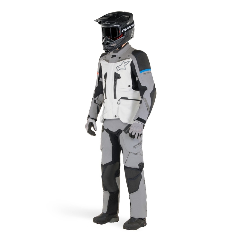 Alpinestars Boulder Gore-Tex Grau-Schwarze kurze Motorradhose
