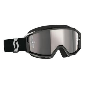 Motocrossbrille SCOTT - USA Primal CH schwarz-weiß (silbernes Plexiglas)