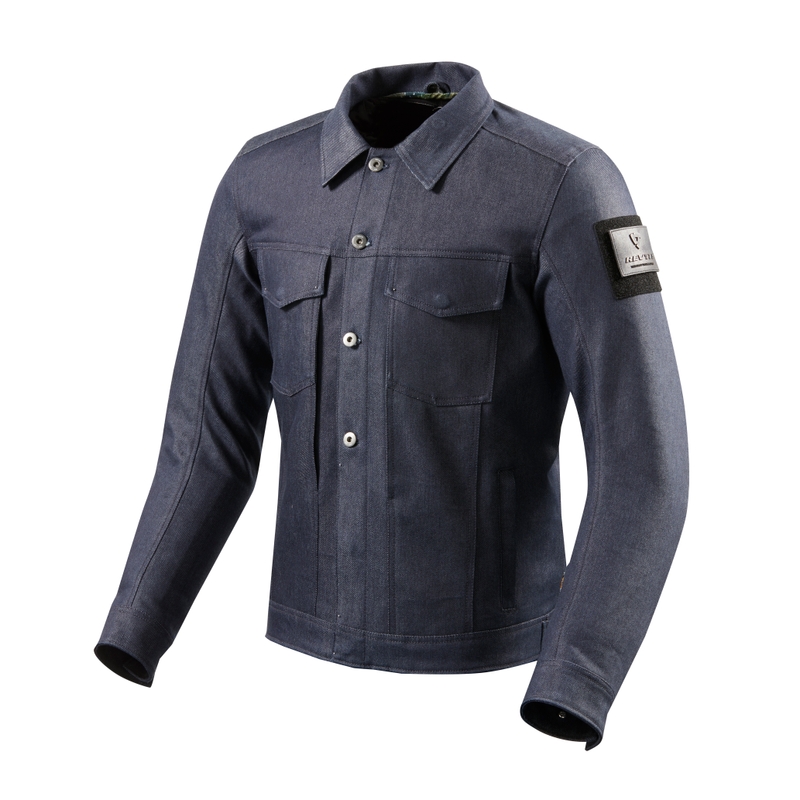Revit Crosby Blaues Motorradhemd Ausverkauf