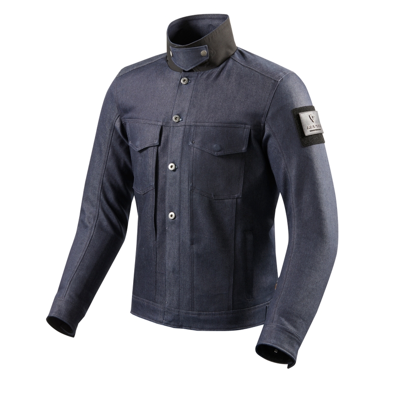 Revit Crosby Blaues Motorradhemd Ausverkauf