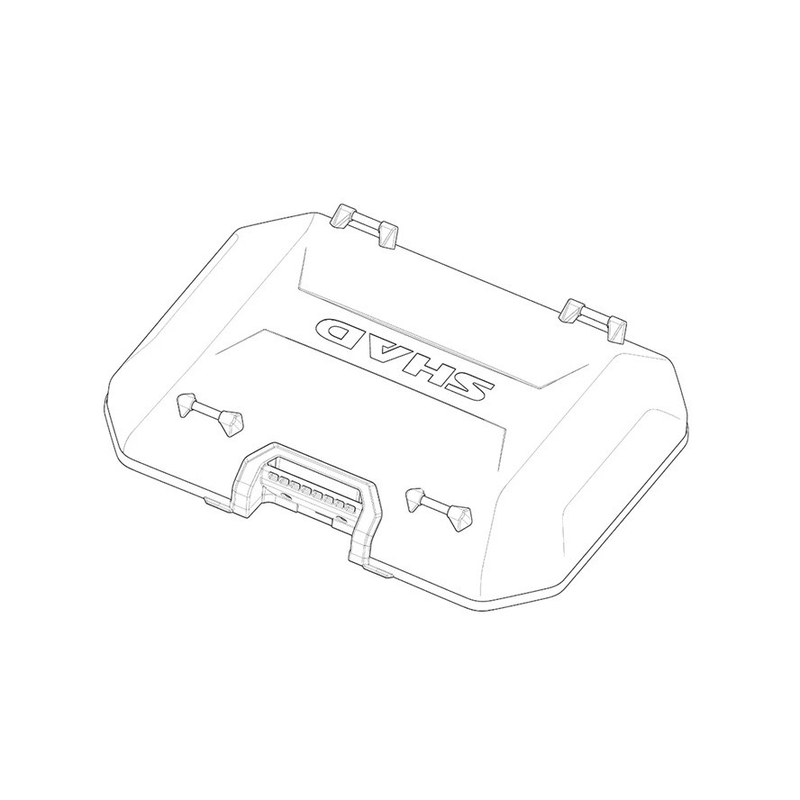 Cover SHAD TERRA Aluminium (top case)