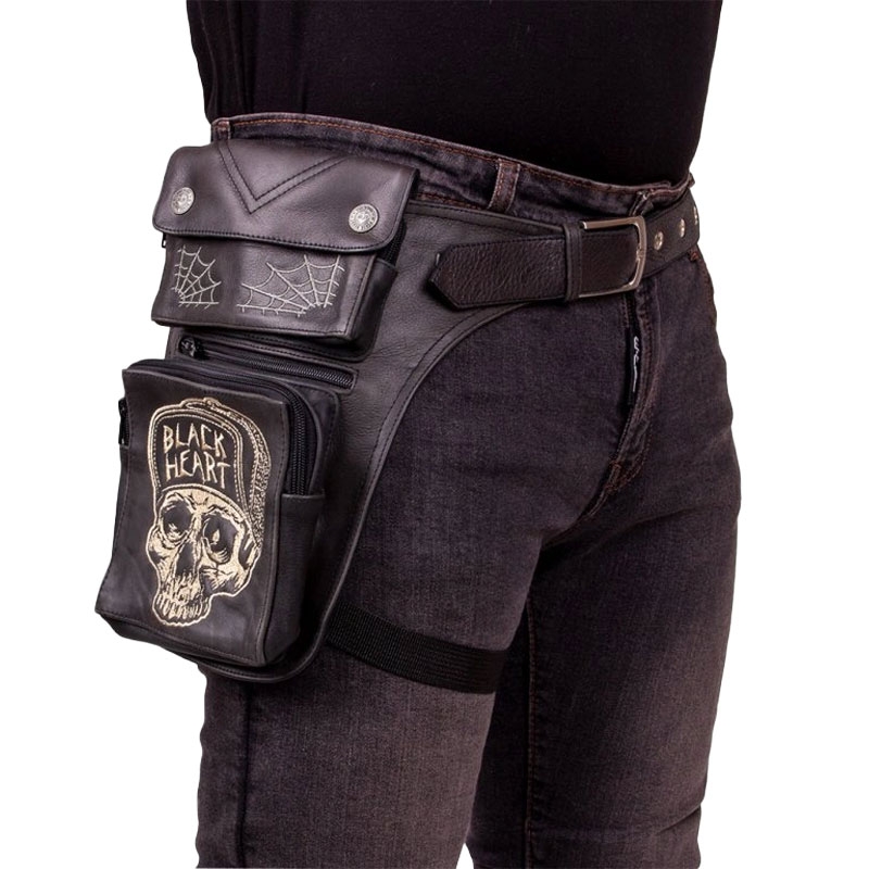 BLACK HEART W-TEC Garage Built Oberschenkeltasche schwarz