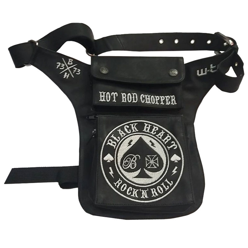 Black Heart Ace Of Space Oberschenkeltasche schwarz