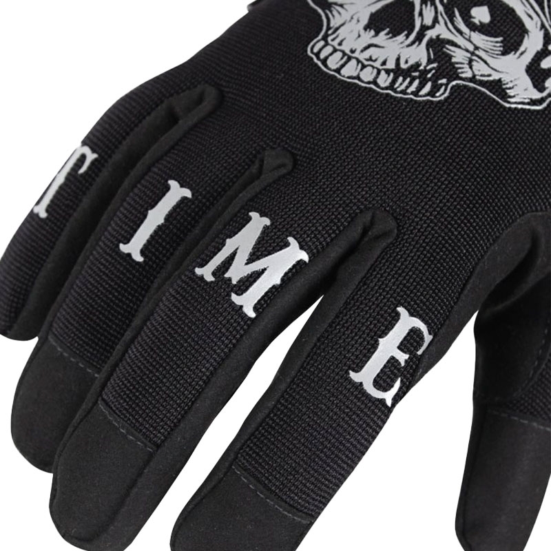 Black Heart W-TEC Garage Built Chopper-Handschuhe schwarz
