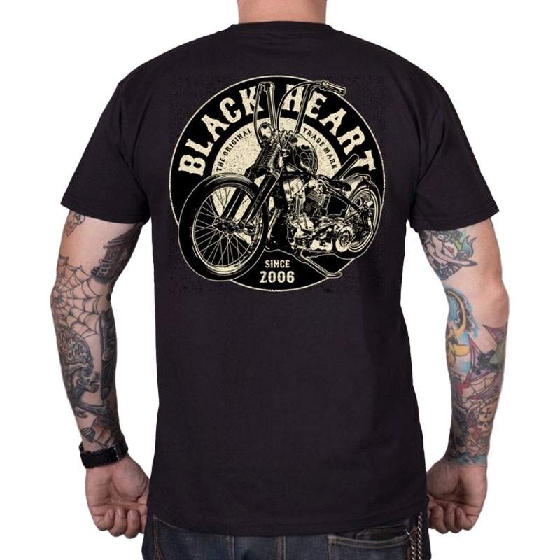 T-Shirt Black Heart Chopper King schwarz