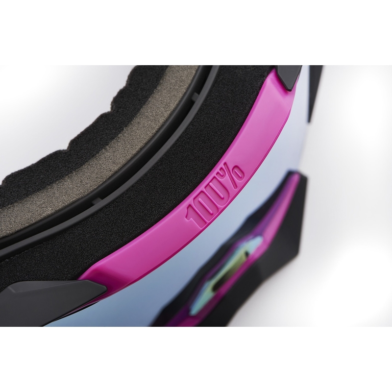 Motocross-Brille aus 100 % ARMEGA 91 goldenem Plexiglas