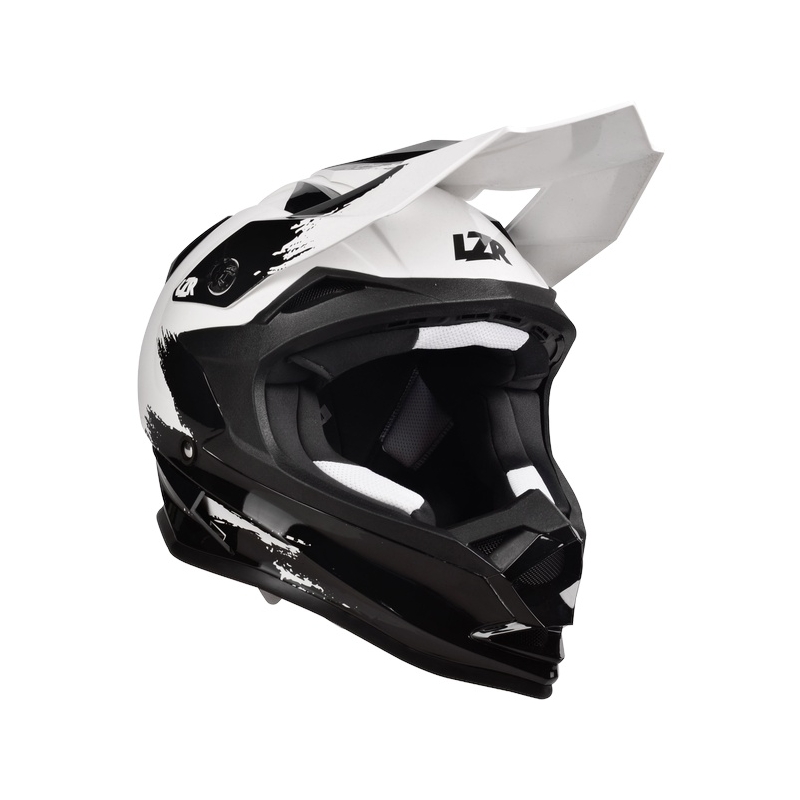 Motocross-Helm Lazer OR-1 Ripper weiß-schwarz